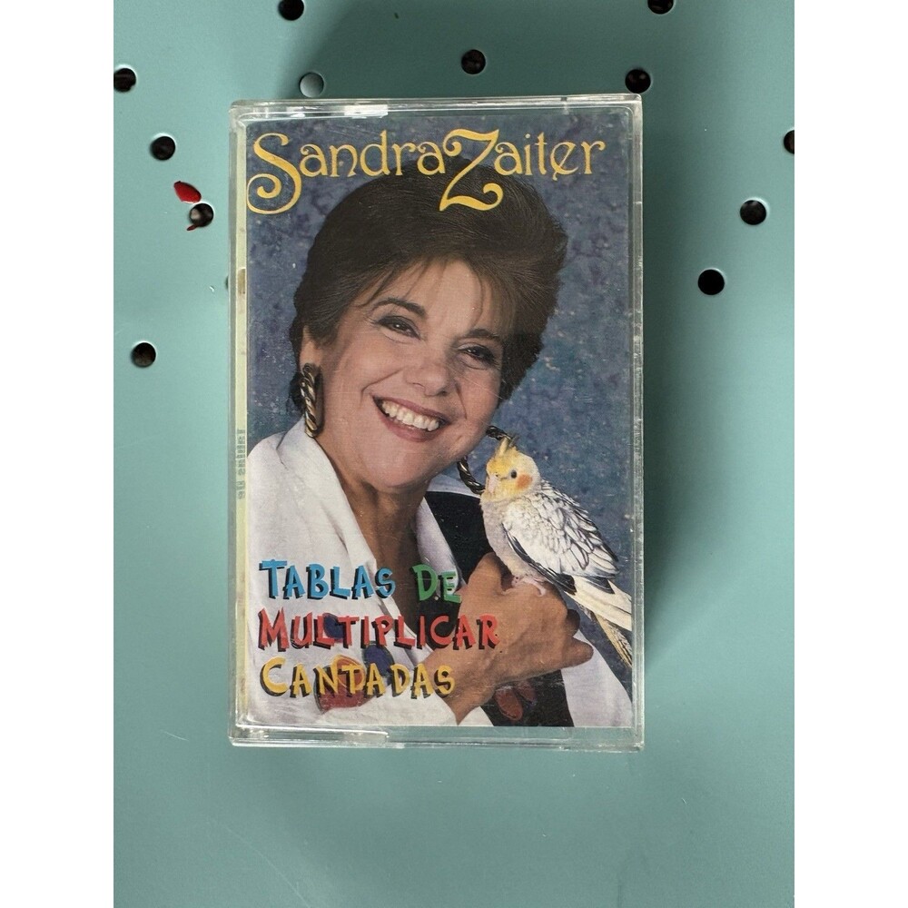 Sandra Zaiter Tablas de Multiplicar Cantadas Cassette Tape Puerto Rico PR Math